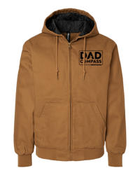 Brown Canvas Insulated Workwear Jacket