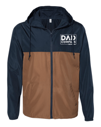 Brown Lightweight Logo Windbreaker