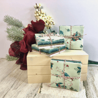 Image 1 of ARRIVAL OF WINTER 2.5" Penny Candy (curated) 42pc by Sandy Gervais for Riley Blake Designs
