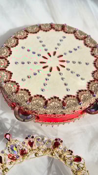 Image 5 of Two Piece Esmeralda Headpiece + Tambourine Set 