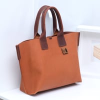 Image 2 of Market Tote small light terracotta