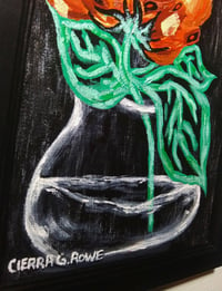 Image 4 of 'The Orb Weaver's Dream' - Acrylic on Canvas Panel, 5x7 Framed