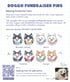 Doggo Fundraiser Pin (Spitz, Corgi, Husky, Border Collie) - Enamel Pin Image 2