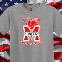 Youth basketball shirt gray