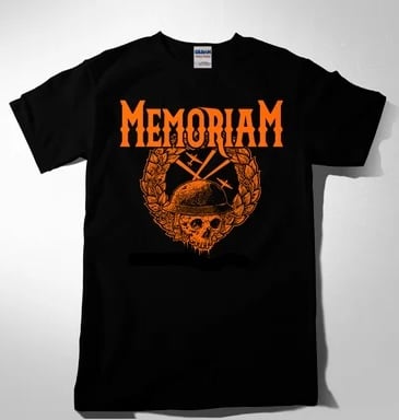 Image of Memoriam - T Shirt  - Hellfire - Orange Print