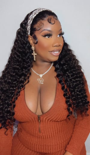 Image of Deep Wave 13”x5” Lace Front Wig in 26”