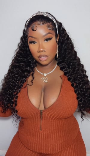 Image of Deep Wave 13”x5” Lace Front Wig in 26”