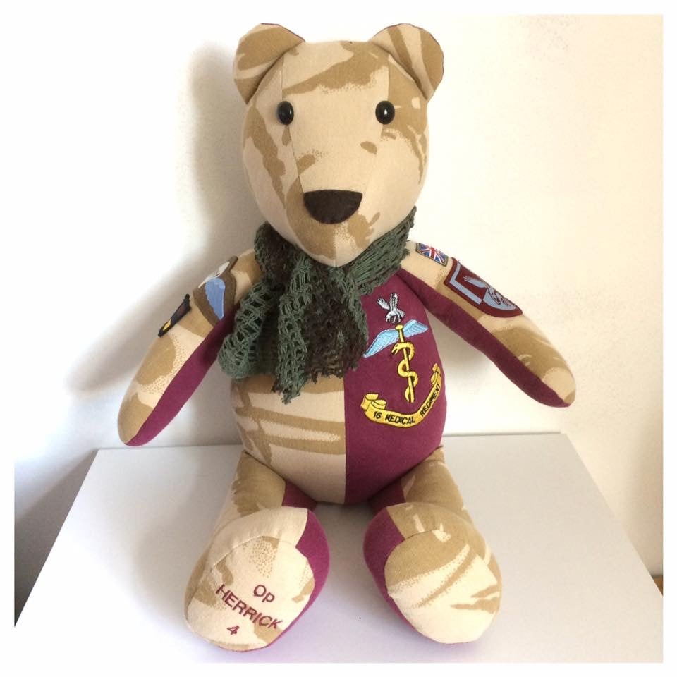 Image of Military keepsake bear