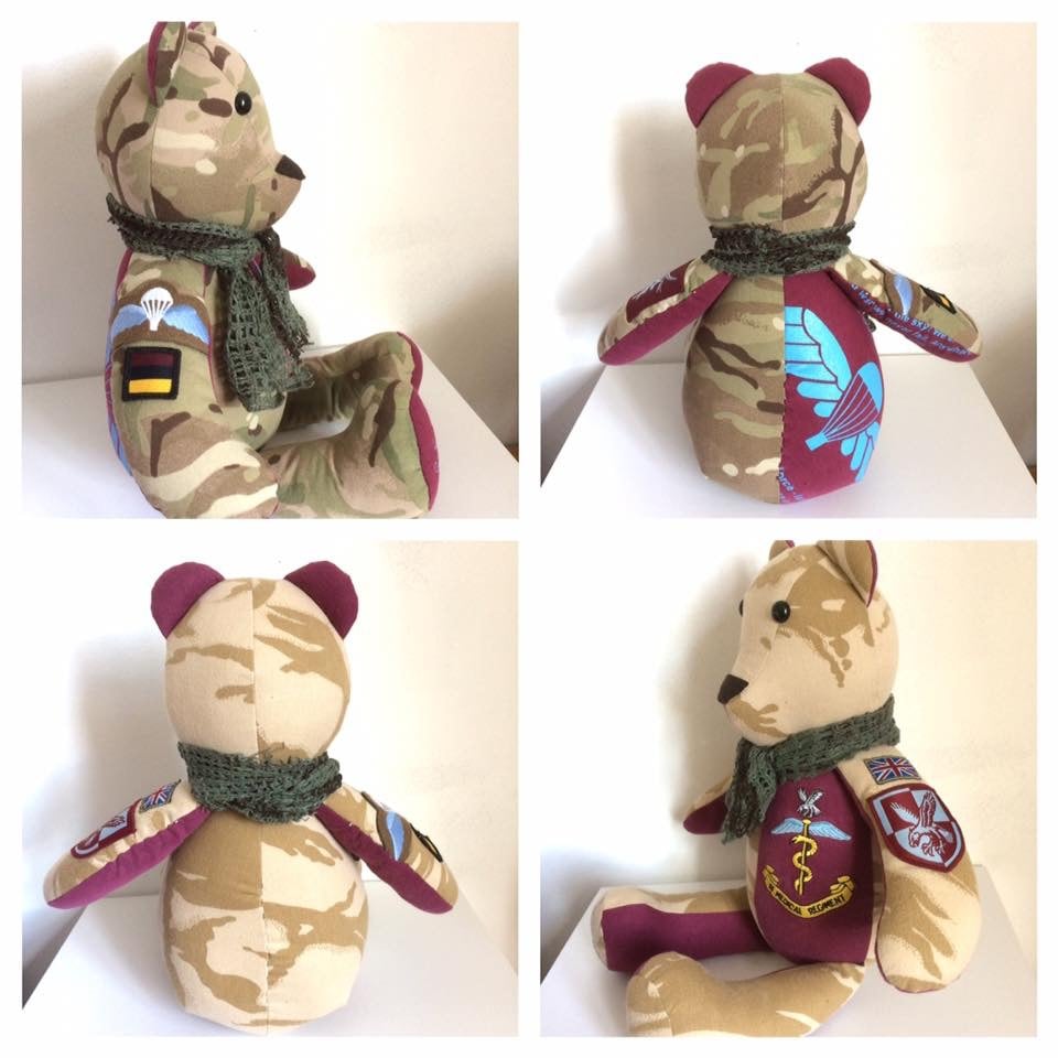 Image of Military keepsake bear