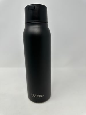 Image of UVBrite Go Bottle Self Cleaning & Water Purifying Bottle TT-B02 Black 18.6oz - Free Shipping