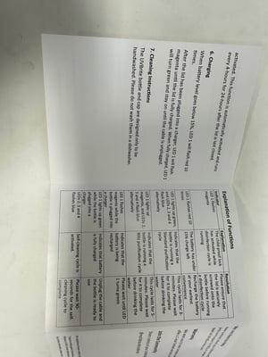 Image of UVBrite Go Bottle Self Cleaning & Water Purifying Bottle TT-B02 Black 18.6oz - Free Shipping