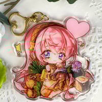 Image 1 of Luka - Vocaloid 8cm Glitter Epoxy Charm