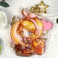 Image 1 of [PO] Rin - Vocaloid 8cm Glitter Epoxy Charm
