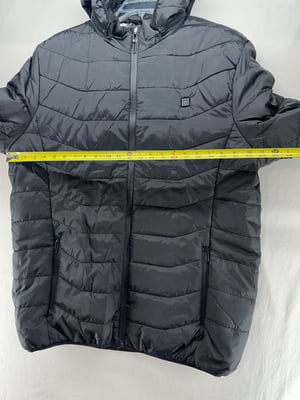 Image of Heated Winter Jacket Coat Black Mens Size L - No Battery Pack - Free Shipping