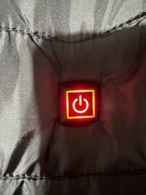 Image of Heated Winter Jacket Coat Black Mens Size L - No Battery Pack - Free Shipping