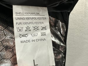 Image of Heated Winter Jacket Coat Black Mens Size L - No Battery Pack - Free Shipping