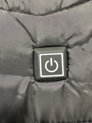 Image of Heated Winter Jacket Coat Black Mens Size L - No Battery Pack - Free Shipping