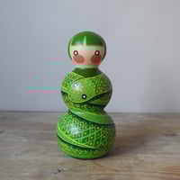 Image 1 of curvy snake girl