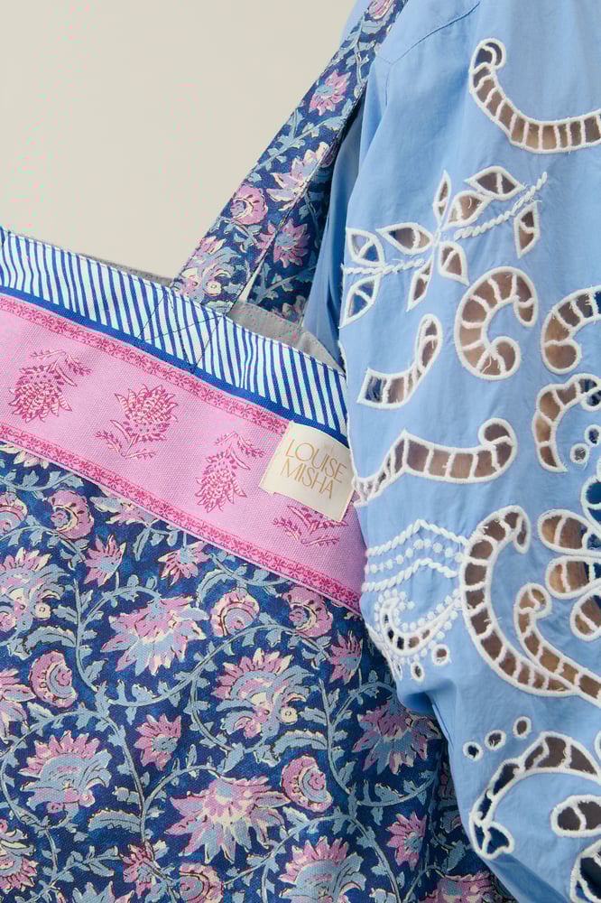 Image of Tote Back Beverly Blue Capri 
