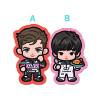 yuki&pierre holographic sticker (pre-order)