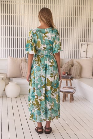 Image of Amaya Print Daphne Maxi Dress. By JAASE 