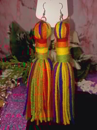 Image 2 of LGBTQ Tassel Earrings