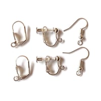 Image 9 of Renaissance copper filigree hearts long earrings handmade with red faceted & ivory glass pearl beads