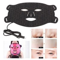 Image 1 of Food grade silicone beauty mask with LED photons home use beauty equipment 7 colors led face mask