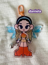 Image 5 of katseye 'winxeye' moveable wing keychains.