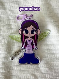 Image 7 of katseye 'winxeye' moveable wing keychains.