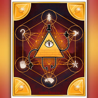 Bill Cipher Print