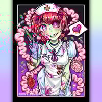 Zombie Nurse (OC)  Print