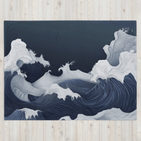 Image 4 of Whitecap Throw Blanket