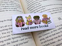 Image 2 of Read More Books (Dogs) Sticker