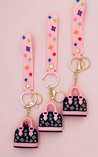 🩷The Cutest Pink Key Chain Bag Charm🩷