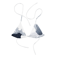 Image 2 of Whitecap Light Recycled String Bikini Top