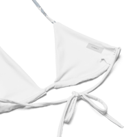 Image 3 of Whitecap Light Recycled String Bikini Top