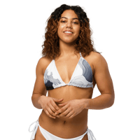 Image 8 of Whitecap Light Recycled String Bikini Top