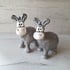 Grey donkey. Hand made pottery gift ideas and home decor.  Image 2