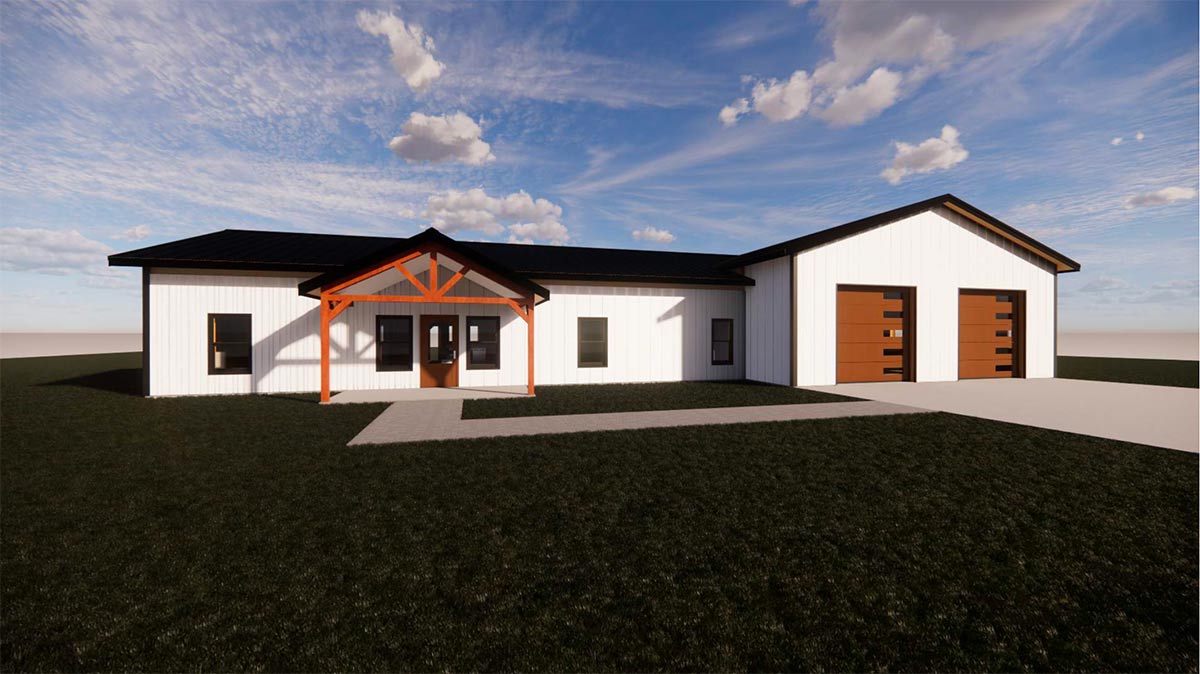 Modest House Full Building Plan | RR Plans