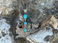 Image 6 of Kingman 3 Stone Drop Pendant