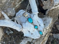 Image 10 of Kingman 3 Stone Drop Pendant