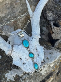 Image 1 of Kingman 3 Stone Drop Pendant