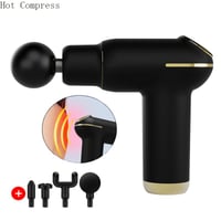 Image 1 of Hot Compress Fascia Gun Fitness Muscle Relaxer Massager Portable Fitness Device Mini Fascia Grab Ele