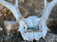 Image 1 of White River Mountain Lavender Bar Necklace