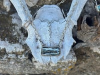 Image 4 of White River Mountain Lavender Bar Necklace