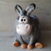 Donkey pen pot. Hand made pottery.