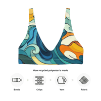 Image 7 of Sunrise Recycled Padded Bikini Top