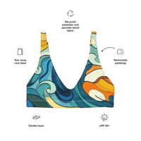 Image 8 of Sunrise Recycled Padded Bikini Top