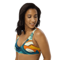 Image 3 of Sunrise Recycled Padded Bikini Top